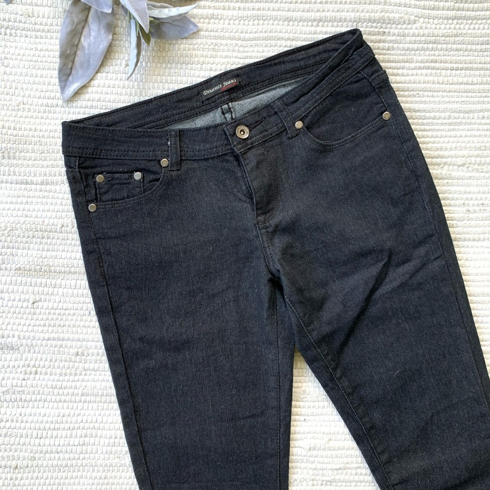 Levi's black wash skinny jeans C-013